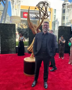 Founder and Creative Director of The Yard, Laurens Ehrmann, attended the 2025 Creative Arts Emmy Awards Ceremony, following his nomination in the Outstanding Special Visual Effects in a Season or a Movie for The Rings of Power - Season 2.