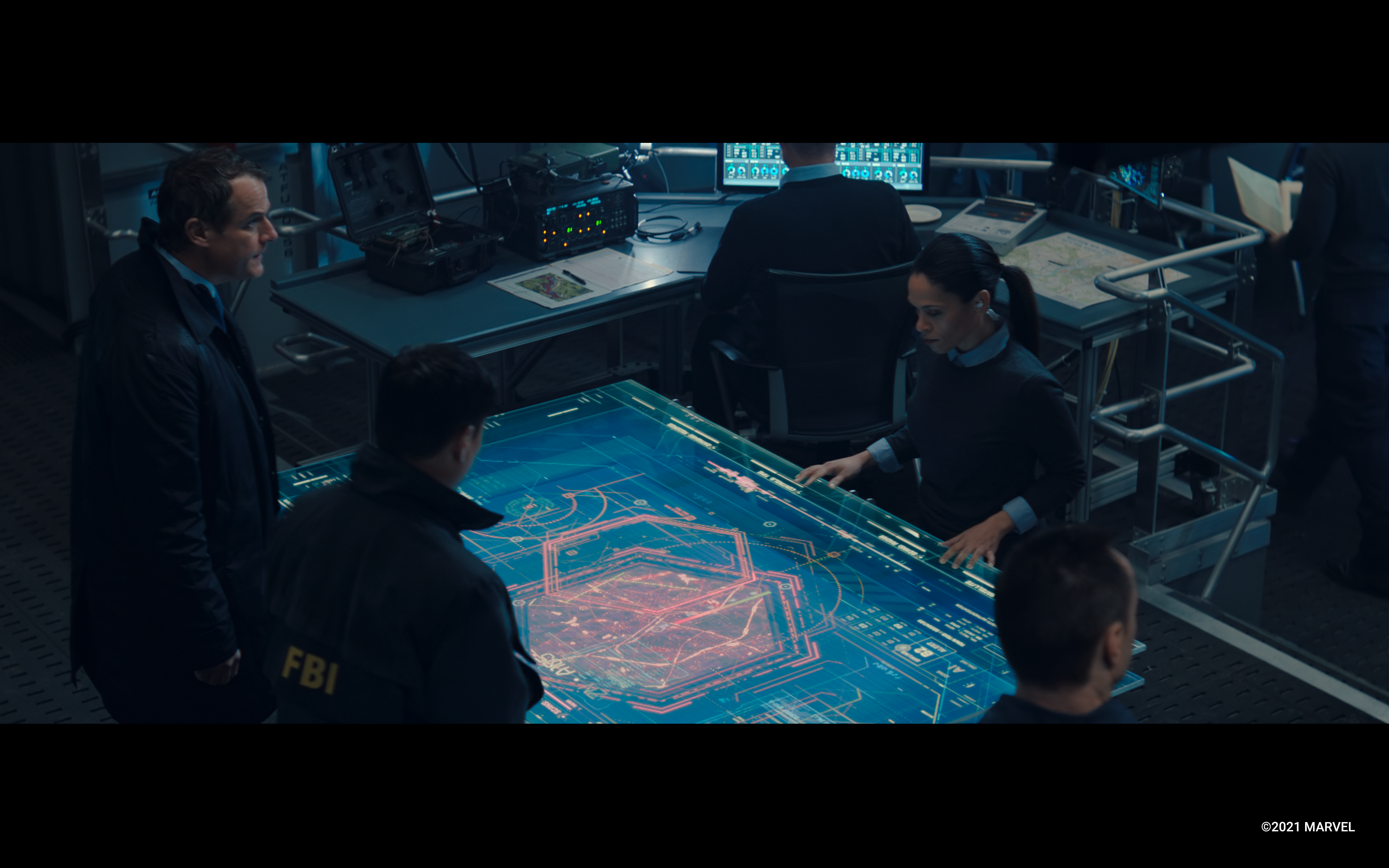 For Marvel's Wanda Vision, The Yard VFX provided Compositing work, including screen overlays.