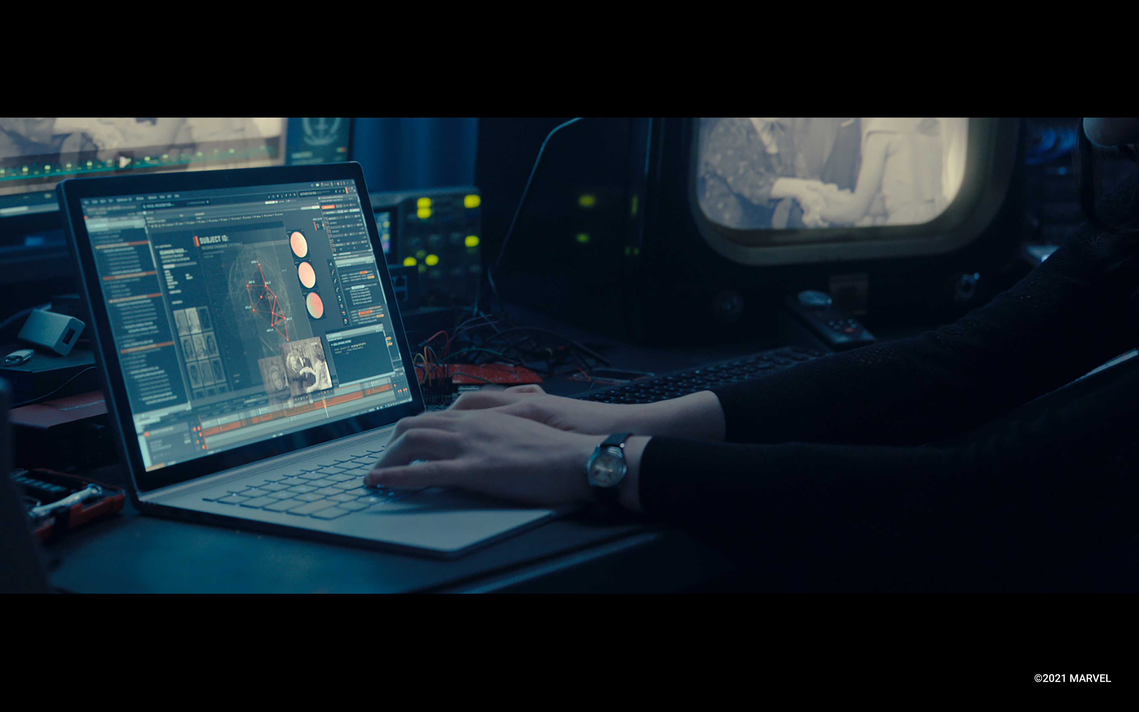 For Marvel's Wanda Vision, The Yard provided multiple types of VFX, including on-screen overlays.