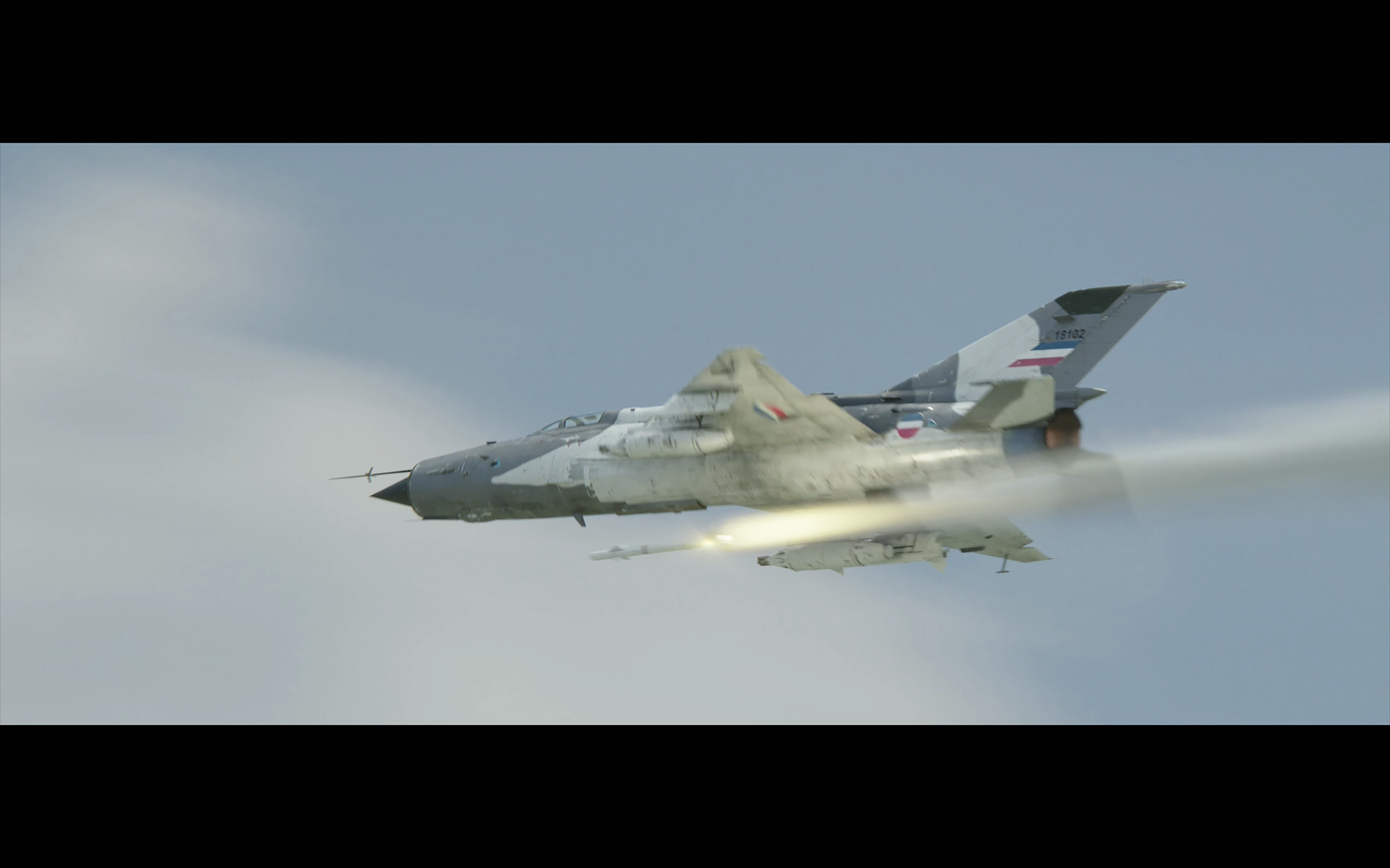 The Yard VFX crafted rocket exhaust plume, involving CG flames and smoke, on Renegades