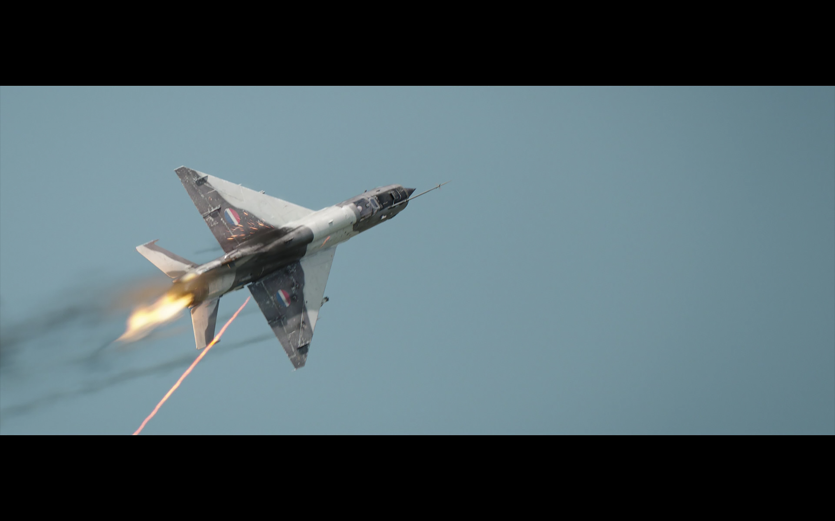 The Yard provided VFX work on Renegades, including CG fire and laser shots.