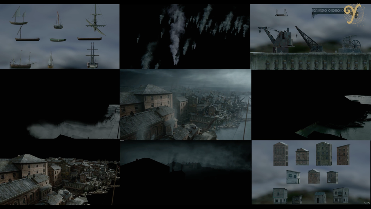 VFX shots with FX and CGI assets by The Yard for Enola Holmes 2 (Netflix)