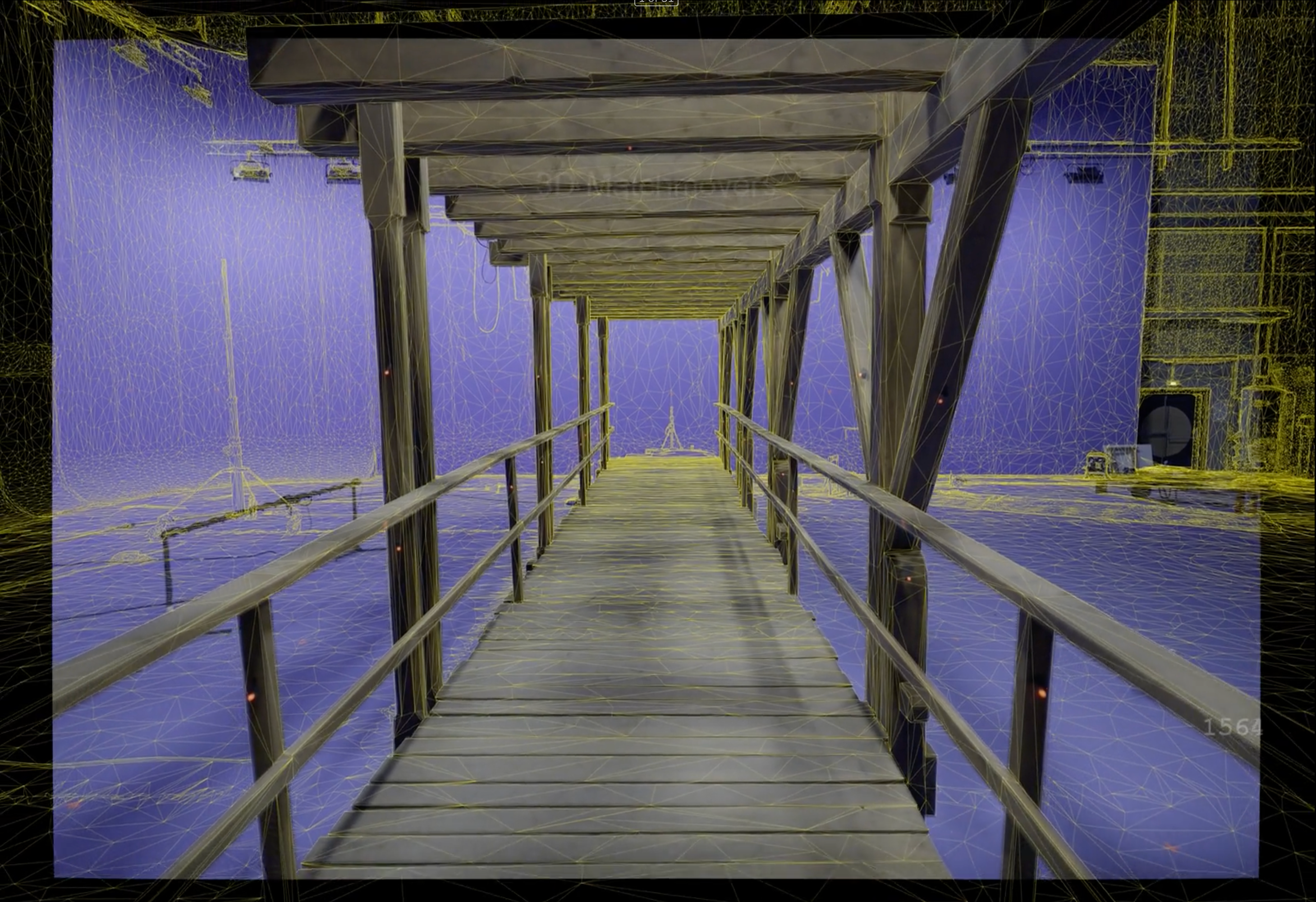 The Yard provided CG set creation and extensions based on LiDAR for Netflix's La Part du Feu