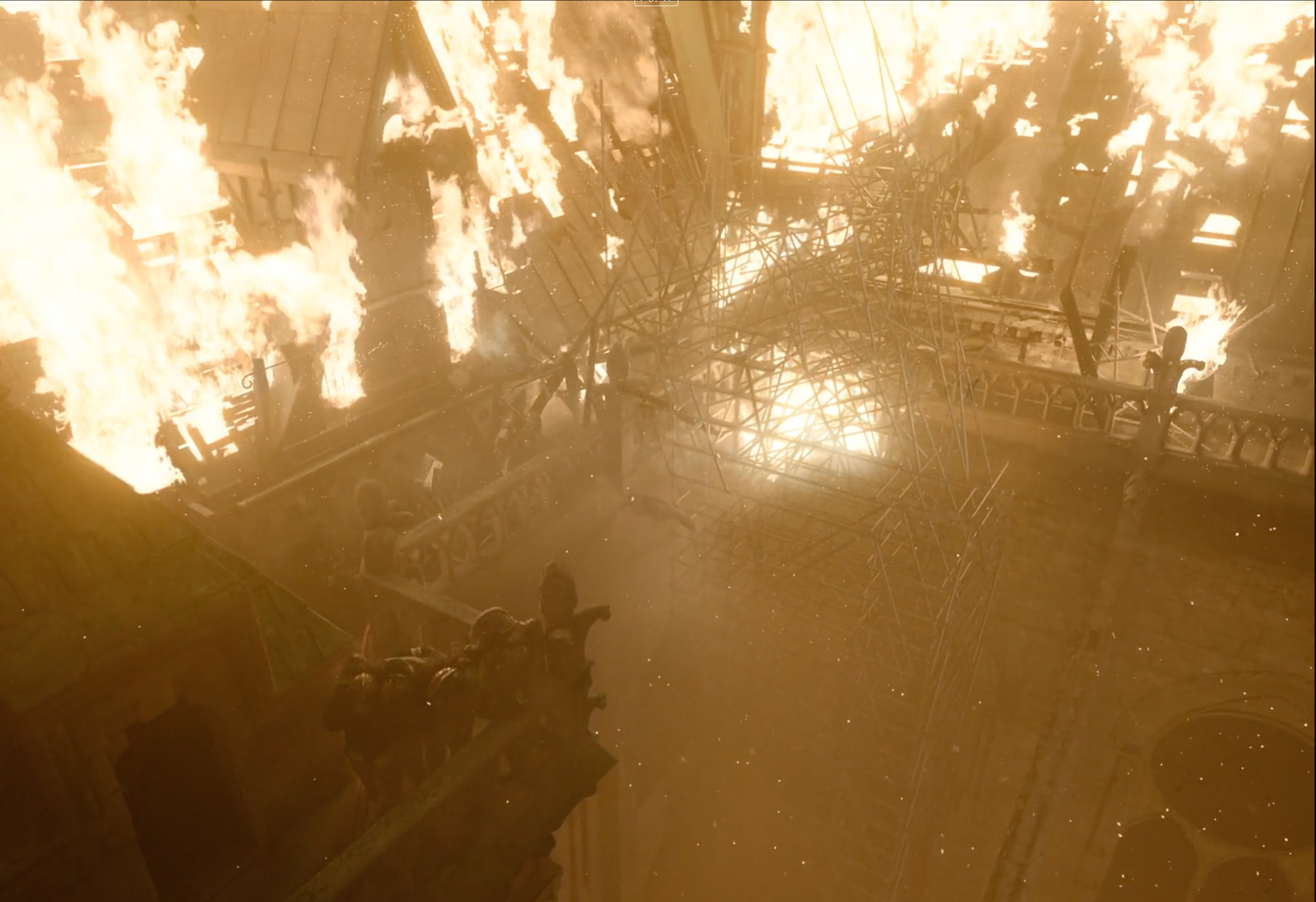 CG Fire for Notre Dame by The Yard VFX