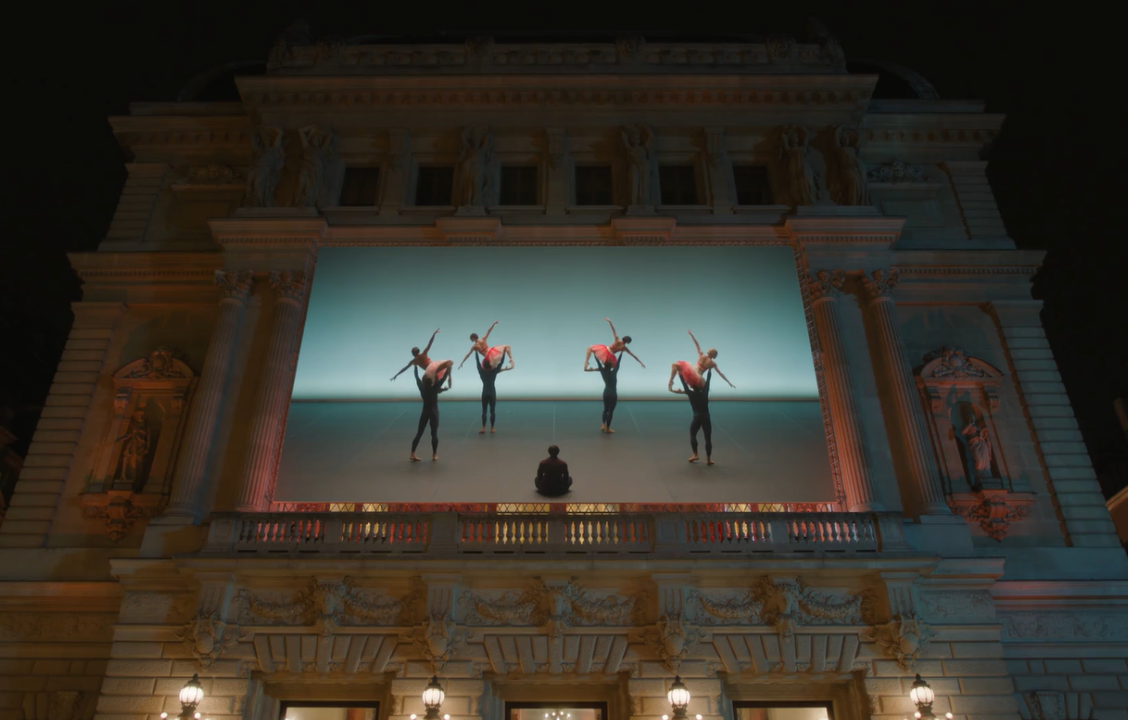For Prime Video's series Etoile, the France-based studio The Yard took care of extensive compositing work by integrating giant screen on a theater front building.